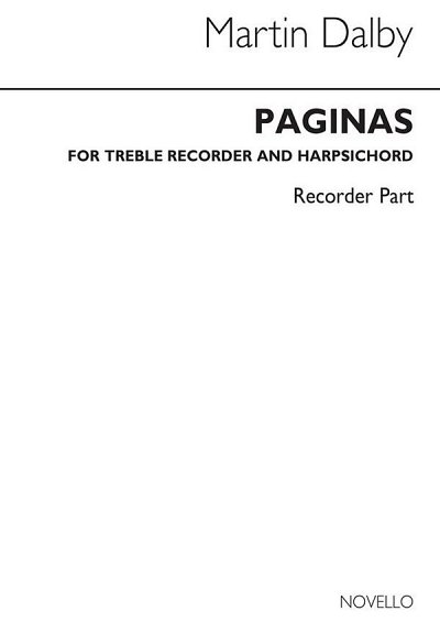M. Dalby: Paginas (Recorder Parts)