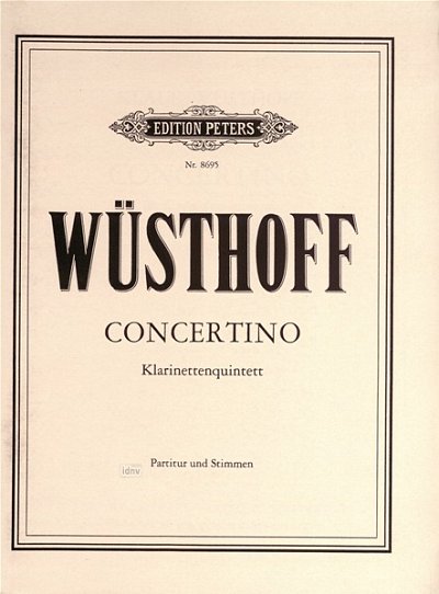 Wuesthoff Klaus: Concertino
