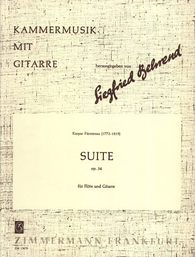Fuerstenau Kaspar: Suite op. 34
