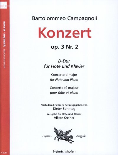 B. Campagnoli: Konzert D-Dur für Flöte und Orchester. op. 3 Nr. 2