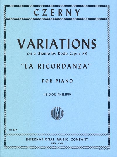 C. Czerny: Variations 