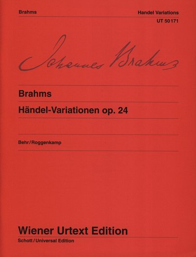 AQ: J. Brahms: Haendel-Variationen op. 24, Klav (B-Ware)