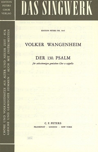 Wangenheim Volker: Psalm 130