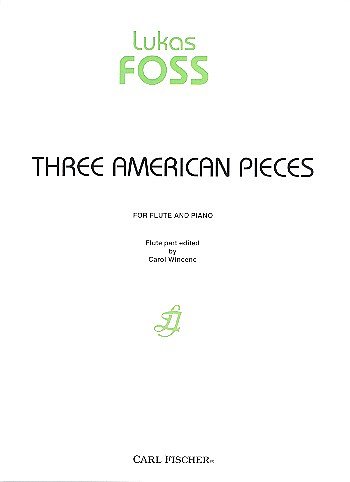 L. Foss: Three American Pieces, FlKlav (KASt)