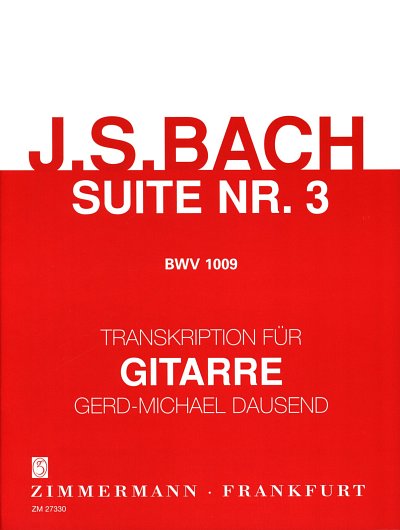 J.S. Bach: Sechs Suiten, Nr. 3 BWV 1009