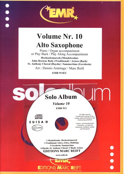 M. Reift: Solo Album Volume 10, AsaxKlaOrg (+CD)