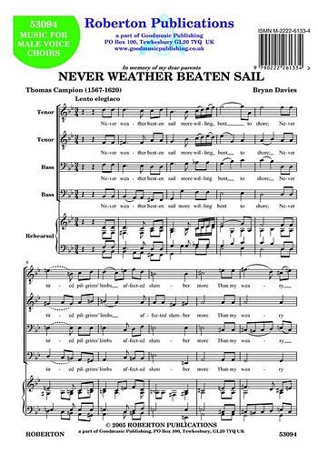 Never Weather Beaten Sail, Mch4Klav (Chpa)