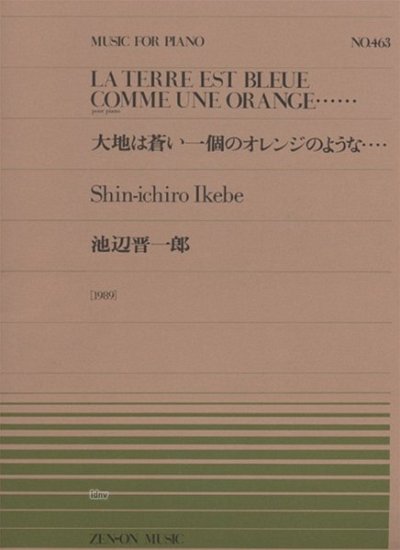 I. Shin-ichiro: La terre est bleue comme une orange Nr, Klav