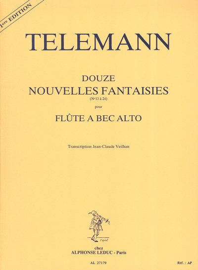 G.P. Telemann: 12 Nouvelles Fantaisies, Ablf (Bu)