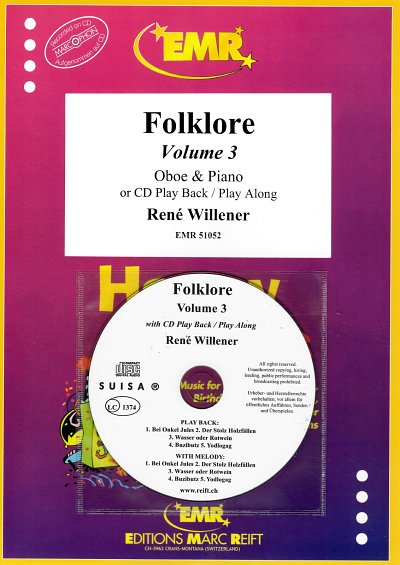 R. Willener: Folklore Volume 3, ObKlav (+CD)