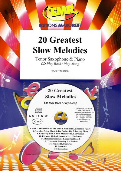 20 Greatest Slow Melodies, TsaxKlv (+CD)