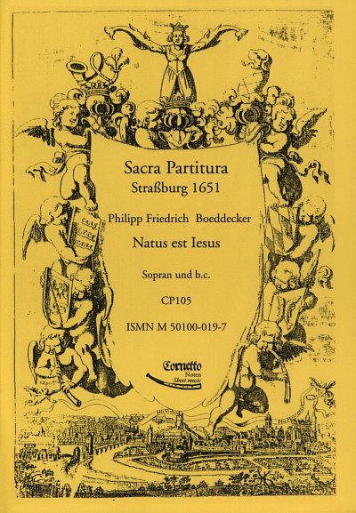 Boeddecker Philipp Friedrich: Natus Est Jesus Sacra Partitur