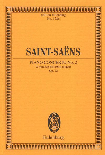 C. Saint-Saens: Konzert Nr. 2 g-Moll op. 22, KlavOrch (Stp)