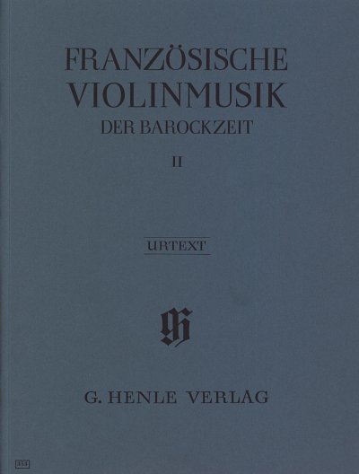 Franzoesische Violinmusik der Barockzeit Band, VlKlav (KA+St