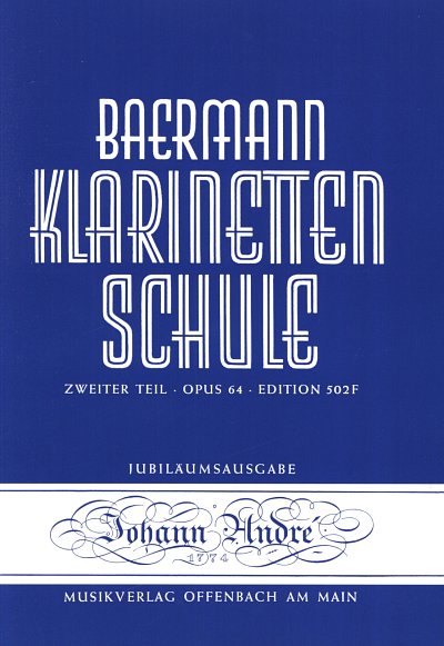C. Baermann: Klarinettenschule op. 64 - Zweiter Teil Klavier
