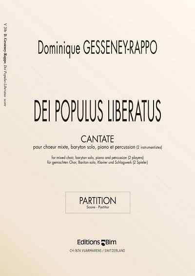 D. Gesseney-Rappo: Dei Populus Liberat, GesGchKlavPe (Part.)