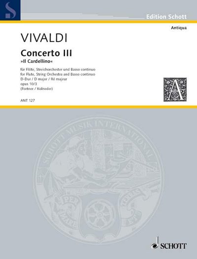 DL: A. Vivaldi: Concerto Nr. 3 D-Dur (Part.)