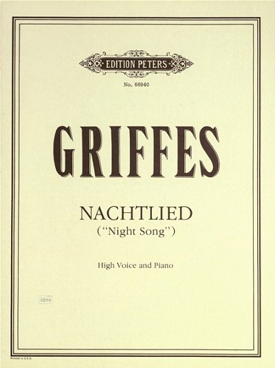 Griffes Charles T.: Nachtlied