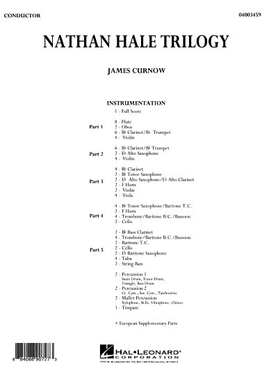 AQ: J. Curnow: Nathan Hale Trilogy, Var5 (Part.) (B-Ware)