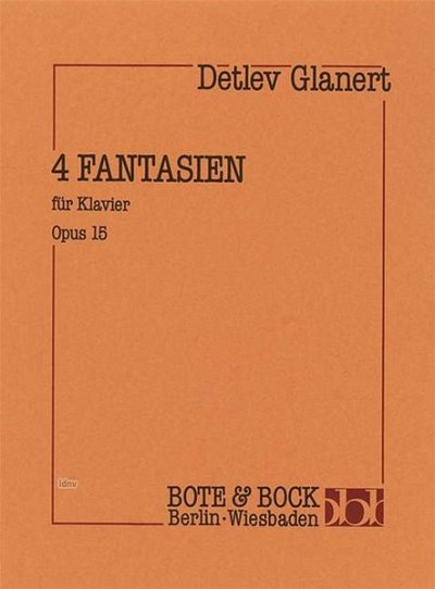 Glanert Detlev: Vier Fantasien op. 15 (1987)