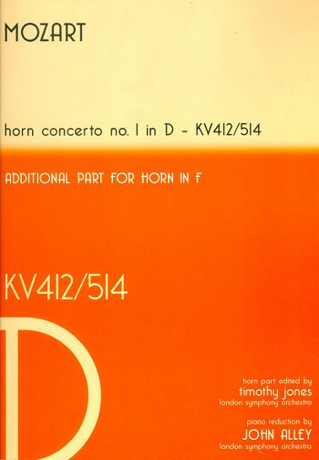 W.A. Mozart: Horn Concerto No 1 In D - KV412/514, Hrn