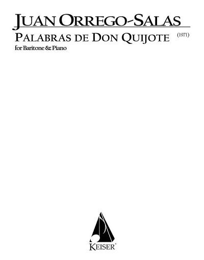 Palabras de Don Quijote, Op. 66, Bar