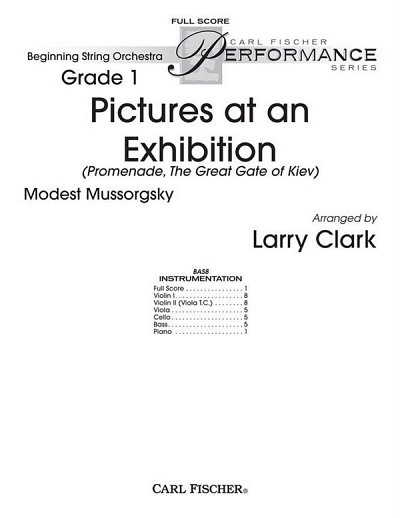 M. Mussorgski: Pictures At An Exhibition, KlvStro (Part.)