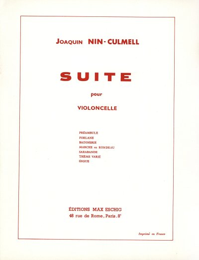 Suite, Vc (Part.)