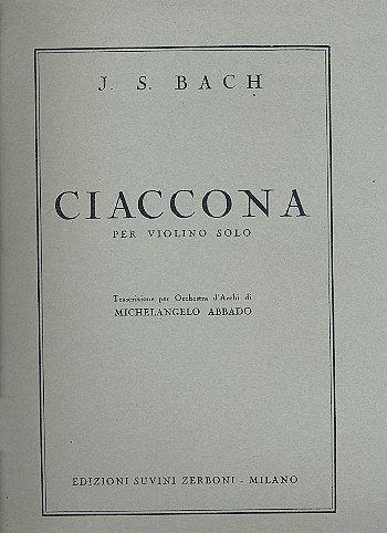 G.F. Ghedini: Ciaccona (Dalla Partita N.2 per Violino Solo)