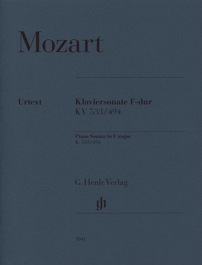 W.A. Mozart: Klaviersonate F-dur KV 533/494, Klav