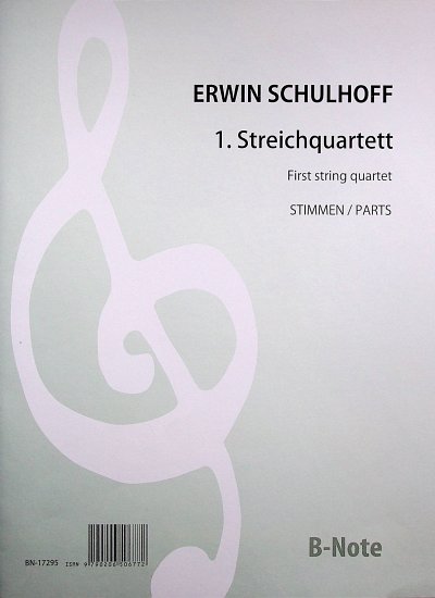 E. Schulhoff: Streichquartett Nr. 1 op. 8, 2VlVaVc (Stsatz)