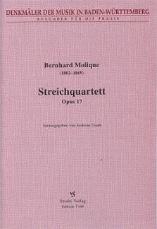 Molique Wilhelm Bernhard: Quartett C-Moll Op 17 Denkmaeler D