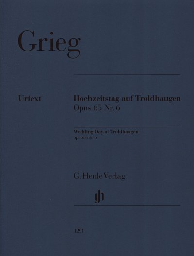 E. Grieg: Hochzeitstag auf Troldhaugen op. 65,6, Klav