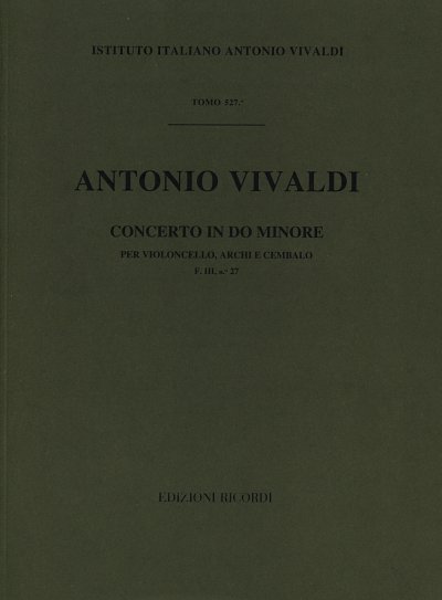 A. Vivaldi: Concerto In Do Min. RV 402 (Part.)