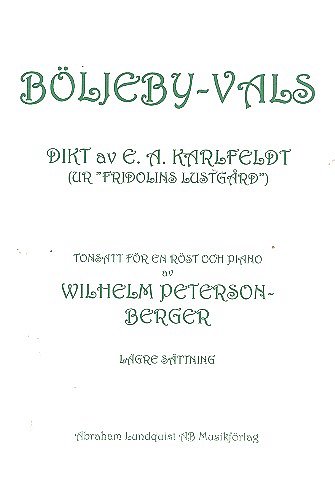 W. Peterson-Berger y otros.: Boeljeby - Vals