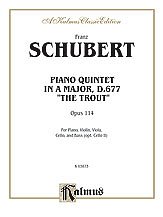 F. Schubert y otros.: "Schubert: ""The Trout"" Quintet, Op. 114"