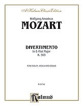 DL: W.A. Mozart: Mozart: Divertimento in E flat, VlVlaVc (Pa