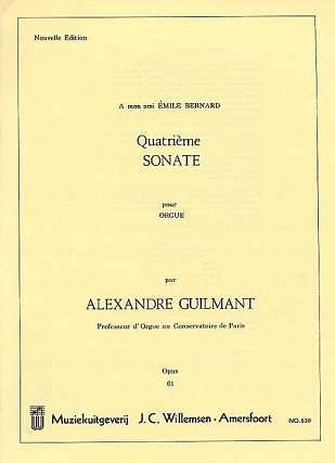 F.A. Guilmant: Quatrieme Sonate Op.61, Org