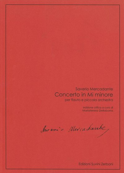 S. Mercadante: Concerto in Mi minore (Part.)