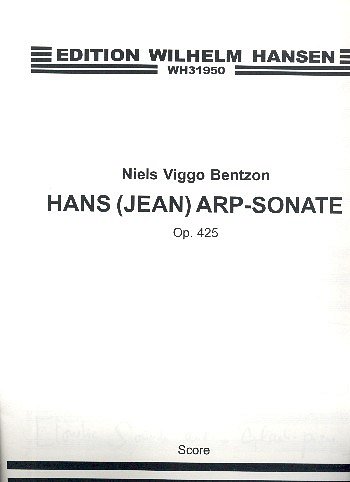 N.V. Bentzon: Hans Arp Sonate op 425, GesKlav (Part.)
