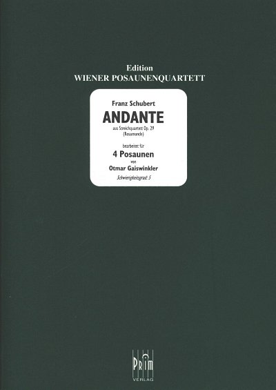 F. Schubert: Andante, 4Pos (Pa+St)