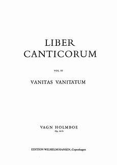 V. Holmboe: Vanitas Vanitatum, GCh8 (Chpa)