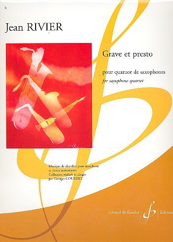 J. Rivier: Grave et Presto, 4Sax (Pa+St)