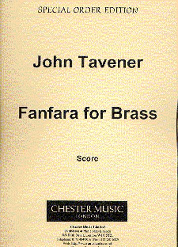 J. Tavener: Fanfara For Brass, Blech (Part.)