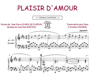 Plaisir d'amour, Klav (KlavpaSt)
