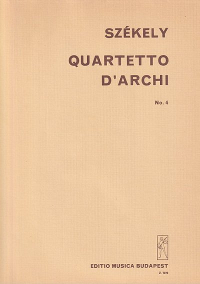 E. Székely: String Quartet No. 4