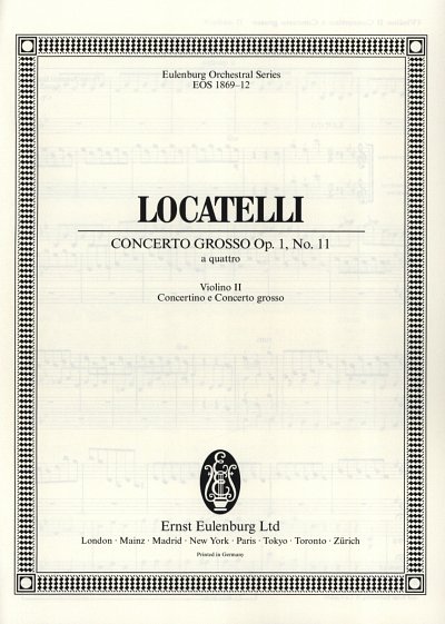 P.A. Locatelli: Concerto Grosso Op 1/11