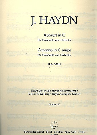 J. Haydn: Konzert für Violoncello und Orcheste, VcOrch (Vl2)