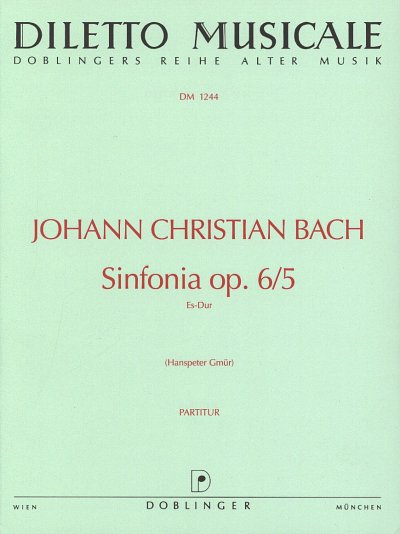 J.C. Bach: Sinfonia 5 Es-Dur Op 6/5