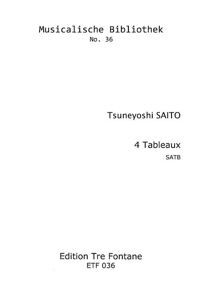 Saito Tsuneyoshi: 4 Tableaux